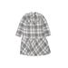 Janie and Jack Dress - Shift: Gray Print Skirts & Dresses - Kids Girl's Size 6