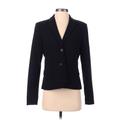 Calvin Klein Blazer Jacket: Short Black Print Jackets & Outerwear - Women's Size 4