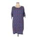 Escapada Casual Dress - Shift: Blue Print Dresses - Women's Size 1X