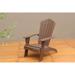 Outdoor Patio Chairs Adirondack Resin Campfire Chairs with Cup Holder, Beach Sun Lounger Weather Resistant