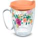 Tervis Grandma Floral Made in USA Double Walled Insulated Travel Tumbler, Classic - 16oz Mug