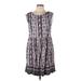 ASOS Casual Dress - A-Line Scoop Neck Sleeveless: Purple Dresses - Women's Size 12