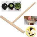 Bâton en bois pour crêpes chinoises pâte à crêpes épandeur outil de cuisine domestique