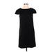 Banana Republic Casual Dress - Shift: Black Solid Dresses - Women's Size 4