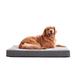 Tucker Murphy Pet™ Orthopedic Memory Foam Dog Bed, Anti Anxiety Bed For Dogs & Cats Memory Foam/Cotton in Gray/Black | 3 H x 22 W x 35 D in | Wayfair