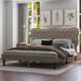 Charlton Home® Cleophes Platform Bed Upholstered/Velvet in Gray | 45.3 H x 80.1 W x 84.1 D in | Wayfair 76F9FE9F409F4483B0486ADEABD83E33