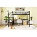 Mason & Marbles Almira Metal Platform Storage Bed Metal in Black | 67 H x 56 W x 92.7 D in | Wayfair 99D173A4AF8B4D52935DDE276B47F715