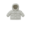 MONCLER ENFANT Ebre Down Jacket, Girl, White, Size: 2Y