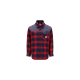 MONCLER ENFANT Plaid Wool Shirt, Boy, Red, Size: 4Y