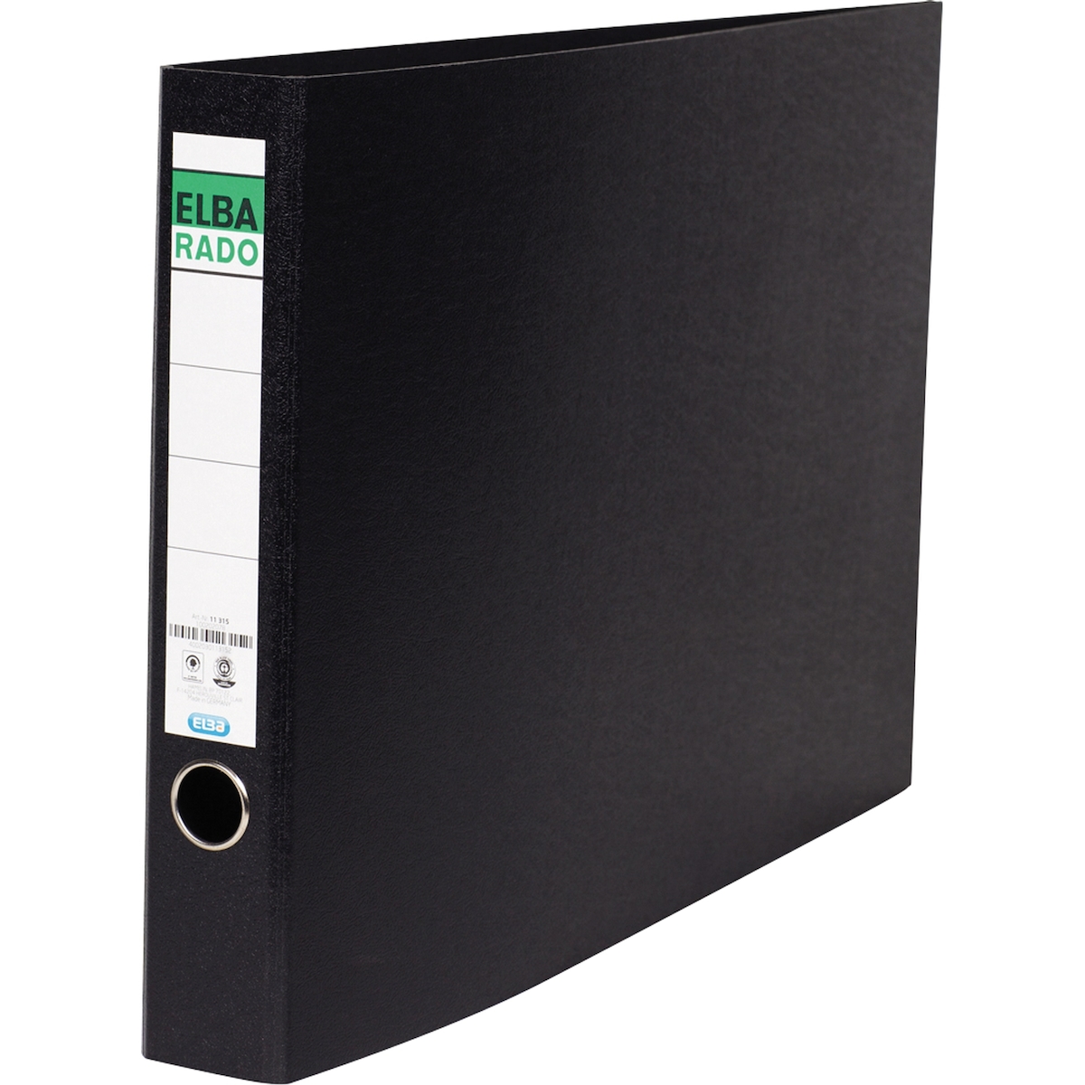 ELBA Ordner Hartpappe 400122690 DIN A3 quer 55mm schwarz Image