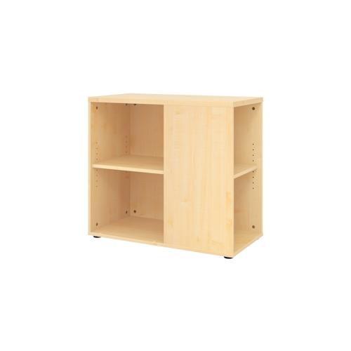 bümö Schreibtisch Schrank in Ahorn, Container Schrank Büro für Ordner & Co. - Anstell-Container Schreibtisch, Schreibtisch Kommode, Büro Schrank