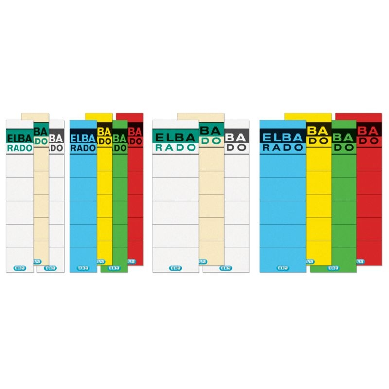 ELBA Ordnerrücken-Etiketten 'ELBA RADO' - kurz/breit, blau Image