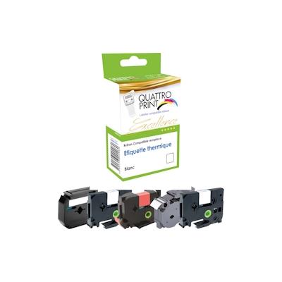 Quattro-Print Schriftband KRED40917 S0720720 9mmx7m sw/rt Image
