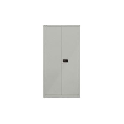 BISLEY Universal Flügeltürenschrank abschließbar - Stahlschrank mit 3-Punkt-Schloss & Flügeltüren - Aktenschrank aus Metall mit 3 Fachböden für 4 Image