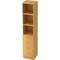 bümö office Aktenschrank Regal mit Schubladen, Büroschrank schmal aus FSC-Holz, 40cm breit in Buche - Aktenregal & Schubladenschrank mit