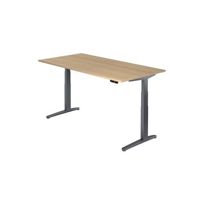 bümö elektrisch höhenverstellbarer Schreibtisch 200x100 cm mit Memory-Steuerung - Design Schreibtisch höhenverstellbar elektrisch, elektrischer Image