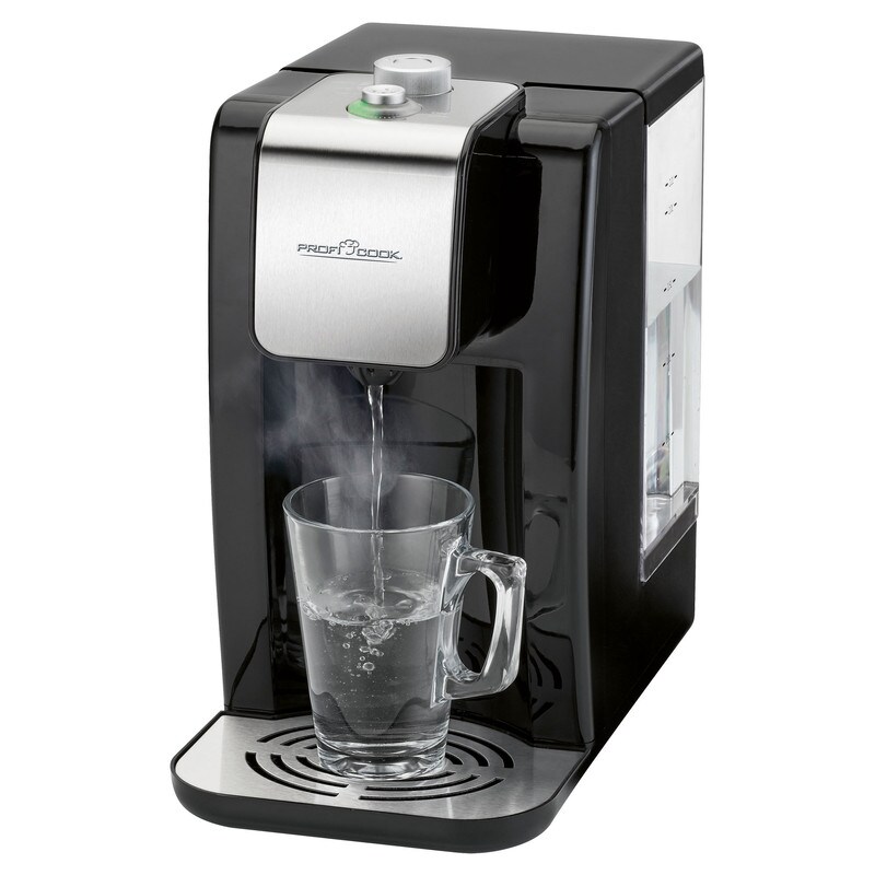 ProfiCook Profi Cook PC-HWS 1168 Hei?getr?nkeautomat Inox, Schwarz Fassungsverm?gen: 2.2 l 501168 Image