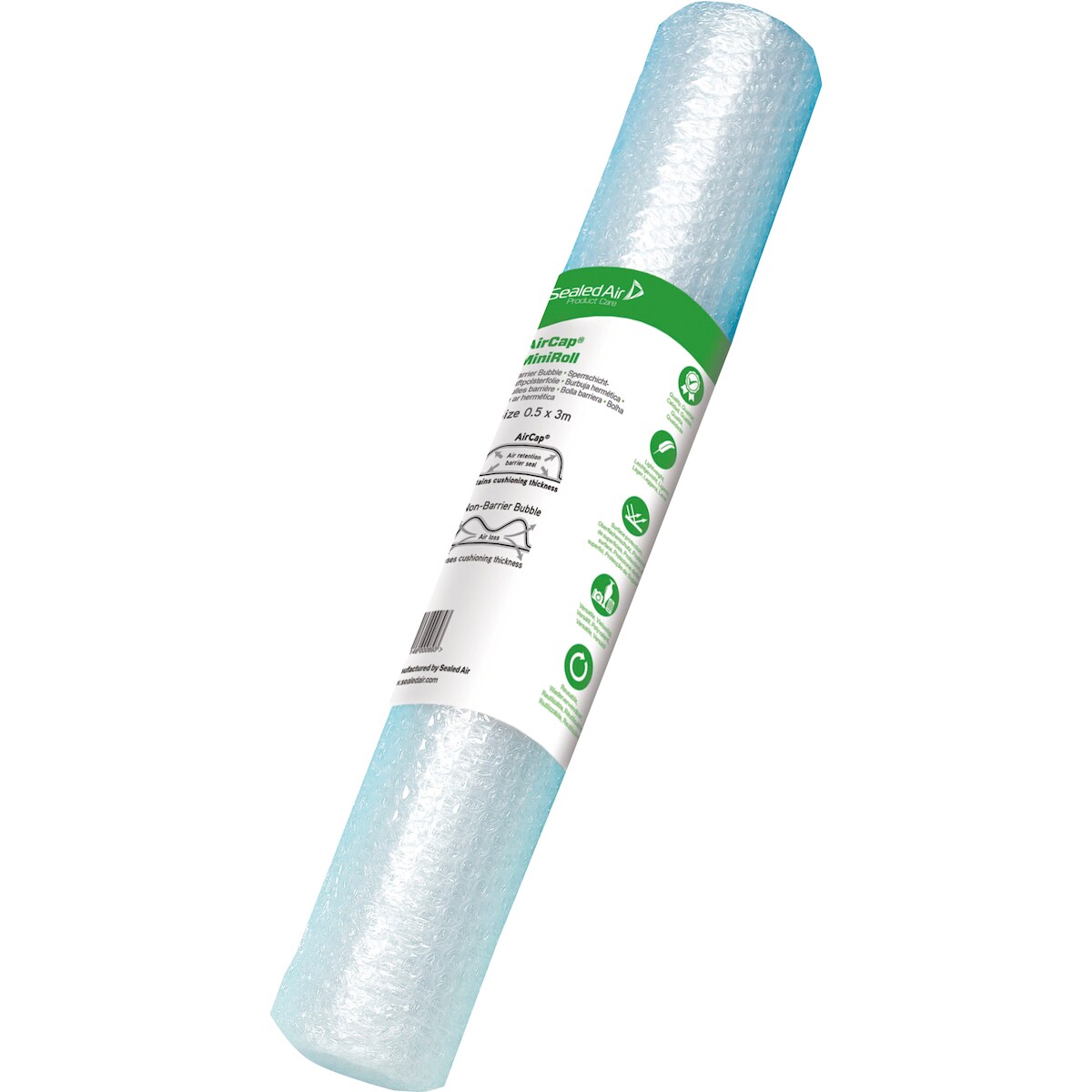 AirCap Luftpolsterfolie 100734130 100cmx5m PE transparent Image