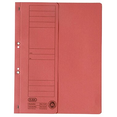 ELBA Ösenhefter 100560006 DIN A4 Vorderd. halb Amtsheftung rot Image