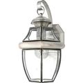 Quoizel NY8316P Newbury Outdoor Wall Lantern Wall Mount Lighting 1-Light 150 Watt Pewter (14 H x 8 W)