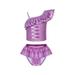 Toddlers Swimsuit Girls Bathing Suit Princess 2 Piece Ruffle Swimwear Tankini for Baby Girls