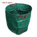 TureClos Leaf Storage Bag Waterproof Garden Trash Can Plastic Yard Waste Collection Bin 100L/27 Gallons