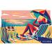 Long Beach Island Beach Bliss Collection Woman at the Beach This Is My Bliss (lp_archive) (12x18 Wall Art Poster Room Decor)