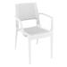 Resin Dining Arm Chair - White