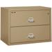 Fireking 2 Drawer 38 wide Classic Lateral fireproof File Cabinet-Sand