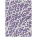 Addison Rugs Chantille ACN501 Purple 3 x 5 Indoor Outdoor Area Rug Easy Clean Machine Washable Non Shedding Bedroom Living Room Dining Room Kitchen Patio Rug