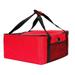 Wozhidaoke Pizza Bag Extra Large Thermal Insulation Winter Meal Delivery Free Red Pizza Red Standard