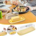 HERESOM Kitchen Gadgets Cheese Storage Container - Ham And Cheese Container Sealed Sandwich Meat Containers For Butter Keep With Cheese Holder Box Kitchen Utensils