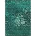 Addison Rugs Chantille ACN652 Teal 3 x 5 Indoor Outdoor Area Rug Easy Clean Machine Washable Non Shedding Bedroom Entry Living Room Dining Room Kitchen Patio Rug