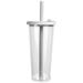 Double Layer Cup Plastic Straw Cup for Bubble Tea Milk Cold Drinks Beverages