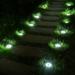 SOLPEX Solar Lights Outdoor EC36 12 Pack Solar Lights for Outside 8 LED Waterproof Landscape Lighting Solar Powered In-Ground Lights for Garden Yard Lawn Patio Pathway Driveway Walkway (White)