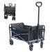 Outdoor Collapsible Folding Utility Wagon Cart Heavy Duty Foldable Garden Camping Cart with Removable Fabric