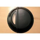 radon mitigation sump pump dome cover lid with window to see sump pump and water level by radon away