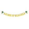 2 Pcs/ Decor Beach Party Supplies Tree Banner Beach Party Banner Party Supplies Hawaiian Beach Party Pull Flag Pull The Flag Beach