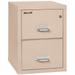 Fireking 2 Drawer Letter 25 D Classic Vertical fireproof File Cabinet-Champagne