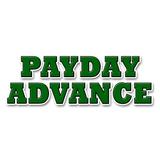 36 PAYDAY ADVANCE DECAL sticker quick ez easy credit loans fast money loan