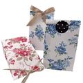 Floral Paper Bags Gift EC36 Bags Flower Party Favor Treat Bags Goody Bags Candy Bags with Stickers for Wedding Bridal Shower Anniversary Birthday Garden Party (16 Pcs)