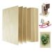 MUXGOA 20 Pack Basswood EC36 Sheets for Craft Laser Wood Burning Wooden DIY Ornaments Unfinished Thin Balsa Plywood Sheets can be Cut & Painted to Desired Shape(150x100x2mm)