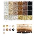 EMUFOOK 2414Pcs Clay Beads EC36 for Bracelet Making Kit Friendship Bracelet Kit for Girls Adults 6 Color Polymer Clay Beads Charms for Jewelry Making Kit with Letter Beads Kit Heishi Beads