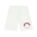 Kenzo , Fun Summer Shorts with Bold Logo Print ,White male, Sizes: 3 Y, 14 Y, 8 Y, 5 Y, 12 Y, 2 Y