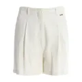 Fracomina , High-Waisted Shorts with Wide Belt ,White female, Sizes: XS, M, S, 2XS