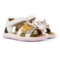 CAMPER Twins - Sandals for First walkers - White, size 4.5, Smooth leather