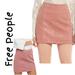 Free People Skirts | Free People Modern Femme A-Line Vegan Leather In A Mauve/Pink Mini Skirt 4/25 | Color: Pink | Size: Size Small Free People Size 4 / 25
