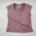 Athleta Tops | Athleta Purple Short Sleeve Cropped Top Womens Small | Color: Purple | Size: S