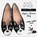Kate Spade Shoes | Kate Spade Winthrop French Bulldog Flats Size 10 | Color: Black/White | Size: 10