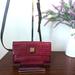 Dooney & Bourke Bags | Dooney And Bourke Red Croc Embossed Wallet Crossbody | Color: Red | Size: 8.75" X 5"